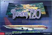 Сборная модель из пластика Rod 314 Boeing 720 «Starship one», 1/144 Roden - фото