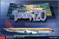 Сборная модель из пластика Rod 314 Boeing 720 «Starship one», 1/144 Roden