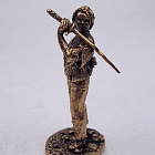 Миниатюра из бронзы Арья, серия «Игроки» (желтая бронза) 40 мм, Миниатюры Пятипалого