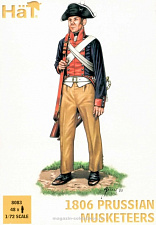 Солдатики из пластика 1806 Prussian Musketeers,(1:72), Hat - фото