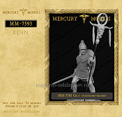 Сборная фигура из смолы Celtic standard-bearer, 75 мм, Mercury Models - фото