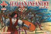 Солдатики из пластика Итальянская пехота, XVI век. Набор №1 (1:72) Red Box - фото