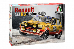 Сборная модель из пластика ИТ Автомобиль Renault R5 ALPINE RALLY (1/24) Italeri