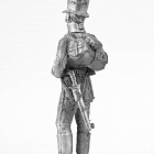 Миниатюра из олова 401 РТ Рядовой егерских полков 1802-06 гг., 54 мм, Ратник