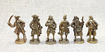 Фигурки из бронзы Пираты (набор 6 шт) 40 мм, Unica - фото