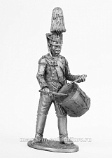 Миниатюра из олова 474 РТ Барабанщик гренадерского взвода батальона Императорской милиции, 1806-1808 гг. 54 мм, Ратник - фото