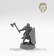 Сборная миниатюра из смолы Человек-воин, 28 мм, Золотой дуб - фото
