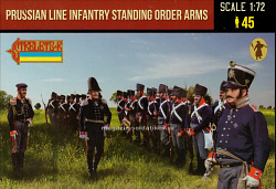 Prussian Line Infantry in Summer Dress standing (1/72) Strelets