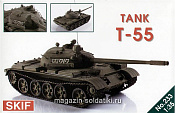 Сборная модель из пластика Советский танк T-55 SKIF (1/35) - фото