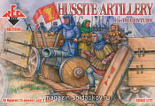 Солдатики из пластика Гусситская Артиллерия 15 век (1/72) Red Box - фото