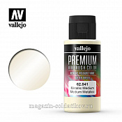 Краска акрил-уретановая Vallejo Premium, Медиум металлик. 60 мл, Vallejo Premium - фото