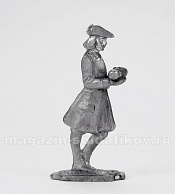 Солдатики из металла Шведский артиллерист с картузом, Магазин Солдатики (Prince August) - фото