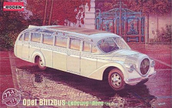Сборная модель из пластика Opel Blitzbus Ludewig «Aero» (1937) автобус (1/72) Roden