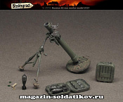 Сборная миниатюра из смолы 82-мм миномет, 1/35, Stalingrad - фото
