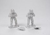 Сборные фигуры из металла Спецназ ГРУ с щитом ( 2 фигуры), 28мм, Spectre miniatures - фото