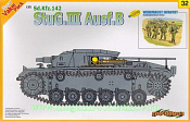 Сборная модель из пластика Д Танк StuG.III Ausf.B + Wehrmacht Infantry, Barbarossa 1941 (1/35) Dragon - фото