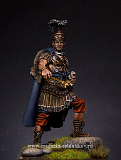 Сборная фигура из смолы Roman military leader, 75 mm. Mercury Models - фото