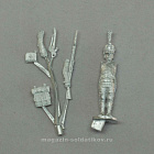 Сборная миниатюра из металла Сержант-гренадер в кивере (на плечо) Франция 1807-1812 гг, 28 мм, Аванпост