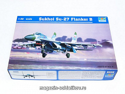 Сборная модель из пластика Самолет Су - 27 1:32 Трумпетер