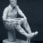 Сборная миниатюра из смолы US Mech Mule Driver (1/35), Bravo 6