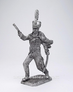 Миниатюра из олова 292 РТ Рядовой прусского лейб гвардии полка, 54 мм, Ратник