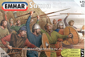 Солдатики из пластика EM 7206 Saxon Warriors, 1:72, Emhar - фото