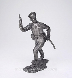 Миниатюра из олова Подполковник пехотного полка, Россия, 1914 г. 54 мм, Солдатики Публия