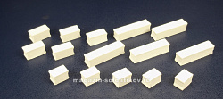 Фундаментные блоки, ФБС 600, набор 15 шт, 1:72, Таран