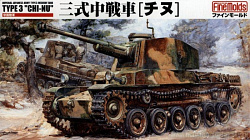 Сборная модель из пластика Танк IJA type3 medium tank «Chi-Nu», 1:35, FineMolds