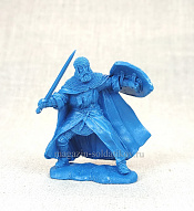 Солдатики из мягкого резиноподобного пластика Рыцарь - крестоносец (Runecraft) синий 1:32, Солдатики Публия - фото