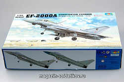 Сборная модель из пластика Самолет EF - 2000 Еврофайтер «Тайфун» 1:32 Трумпетер