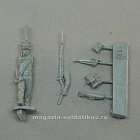 Сборная миниатюра из смолы Унтер-офицер гренадерского полка, идущий 1808-1812 гг, 28 мм, Аванпост