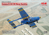 Сборная модель из пластика Cessna O-2A авиации флота США(1/48) ICM - фото
