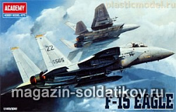 Сборная модель из пластика Самолет F-15 «Игл» 1:144 Академия