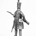 Миниатюра из олова 490 РТ Рядовой прусского добровольческого корпуса Марвица 1806 год, 54 мм, Ратник