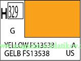 Краска художественная 10 мл. желтая FS13538, глянцевая, Mr. Hobby