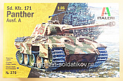 Сборная модель из пластика ИТ Sd.Kfz.171 Panther Ausf. A (1/35) Italeri - фото