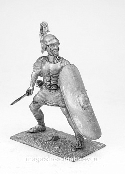 Миниатюра из металла Италийский воин на службе Рима, 54 мм, Магазин Солдатики