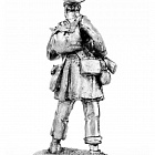 Миниатюра из олова 840 РТ Рядовой прусского ландвера 1813-15 год, 54 мм, Ратник