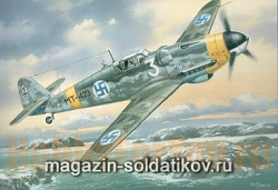Сборные фигуры из пластика Мессершмит Bf 109 -G6 истребитель ВВС Финляндии (1/48) UM