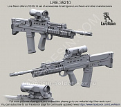 Аксессуары из смолы Английская штурмовая винтовка L85A2 SA80, 1:35, Live Resin - фото