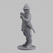 Сборная миниатюра из смолы Пикинер в боевом построении (2), Тридцатилетняя война 28 мм, Аванпост - фото