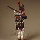 Сборная фигура из смолы SM 5413 Французский гренадёр линейной пехоты. Битва при Ваграме. 1809, 54 мм, SOGA miniatures