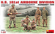 Сборные фигуры из пластика Американская 101-я десантная дивизия, Нормандия. MiniArt (1/35) - фото