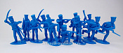 Солдатики из пластика Prussian Infantry 12 fig's in 8 poses blue 1:32, Timpo - фото