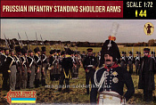 Солдатики из пластика Prussian Infantry Standing Shoulder Arms (1/72) Strelets - фото