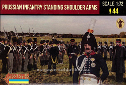 Солдатики из пластика Prussian Infantry Standing Shoulder Arms (1/72) Strelets
