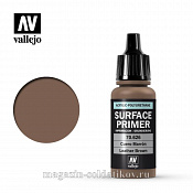 Акриловый грунт - полиуретановый, кожаный коричневый, 17 мм Vallejo - фото
