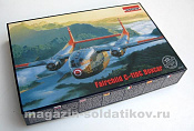Сборная миниатюра из пластика Самолёт Fairchild C-119G Boxcar, 1/144 Roden - фото