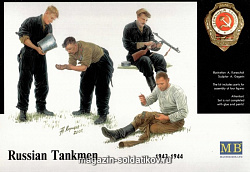 Сборные фигуры из пластика MB 3535 Советские танкисты. 1943-44 гг. (1/35) Master Box